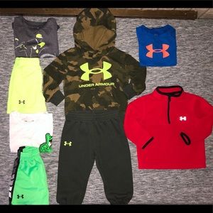 Baby boys size 12 month Under Armour lot